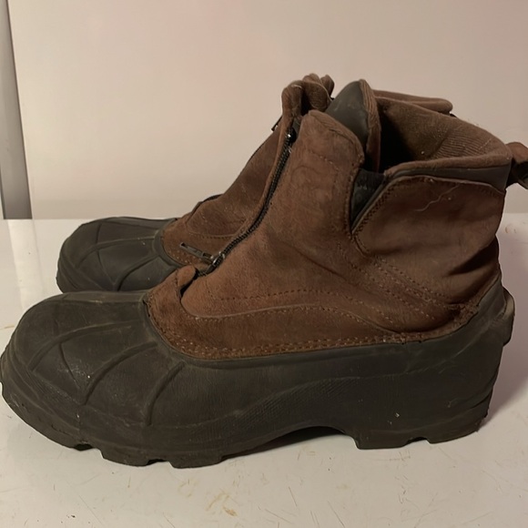 Sorel Coldpac Zip Up Brown Boots Size 10 - Picture 3 of 10